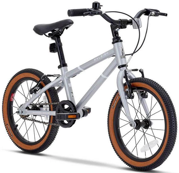 Raleigh Pop Kids Bike - Silver - 16" Wheel 2 Raleigh Pop Kids Bike - Silver - 16" Wheel - Image 2