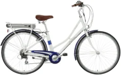 Pendleton Somerby Electric Hybrid Bike - White And Navy - 17", 19" Frames