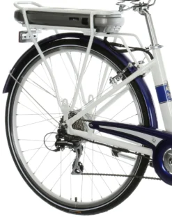 Pendleton Somerby Electric Hybrid Bike - White And Navy - 17", 19" Frames -Carrera Store 279718d