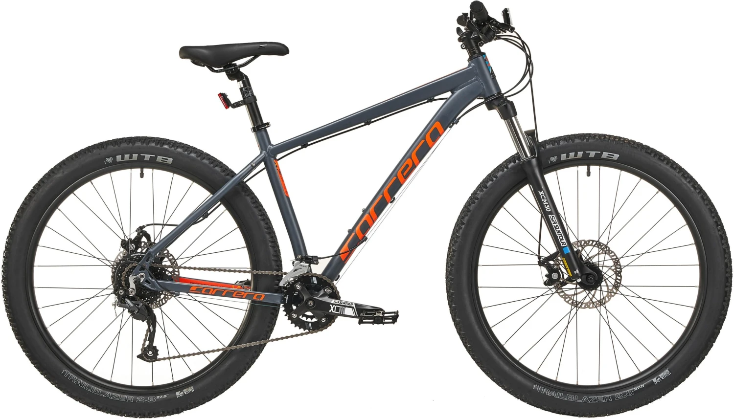 Carrera Vendetta Mens Mountain Bike - Grey - S, M, L Frames