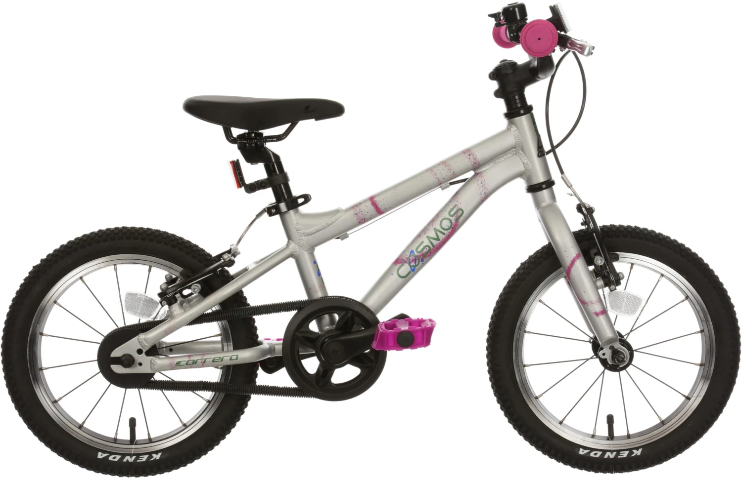 Carrera Cosmos Kids Bike - 14" Wheel - Silver 1 Carrera Cosmos Kids Bike - 14" Wheel - Silver