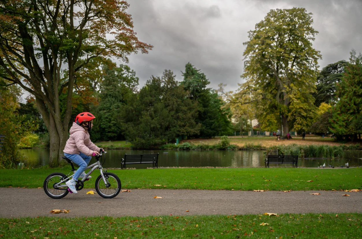 Carrera Cosmos Kids Bike - 14" Wheel - Silver 4 Carrera Cosmos Kids Bike - 14" Wheel - Silver - Image 4