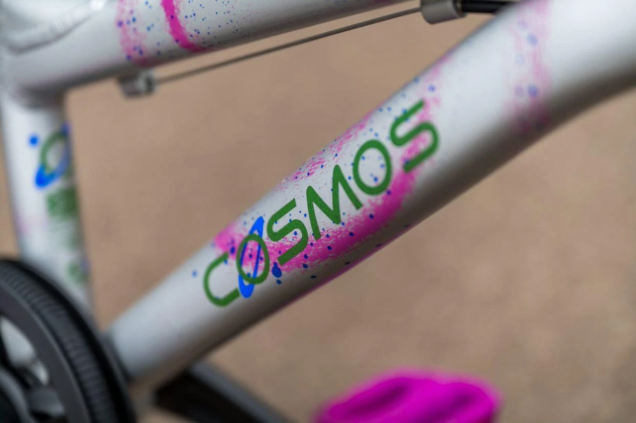 Carrera Cosmos Kids Bike - 14" Wheel - Silver 8 Carrera Cosmos Kids Bike - 14" Wheel - Silver - Image 8