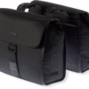 Basil Noir Double Pannier Bag
