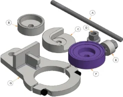 Laser Rear Axle Beam Bush Kit - For Vauxhall/Opel -Carrera Store 670598f