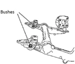 Laser Rear Axle Beam Bush Kit - For Vauxhall/Opel -Carrera Store 670598g