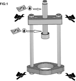 Laser Rear Trailing Arm Bush Tool - For Ford Focus -Carrera Store 674286d