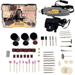 Rolson 160pc Mini Rotary Tool Kit