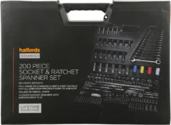 Halfords Advanced 200 Pc Socket And Ratchet Spanner Set -Carrera Store 735757e scaled