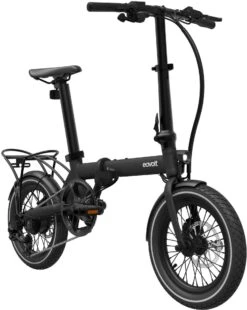 Eovolt Morning Electric Folding Bike - Onyx Black - 16" Wheel