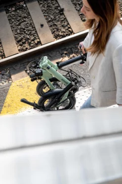 Eovolt Morning Electric Folding Bike - Onyx Black - 16" Wheel -Carrera Store 797406c