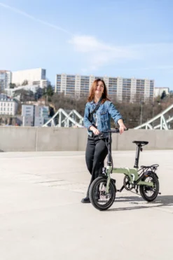 Eovolt Morning Electric Folding Bike - Onyx Black - 16" Wheel -Carrera Store 797406g