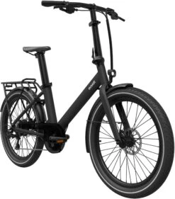 Eovolt Evening Step Through Electric Folding Bike - Onyx Black - 24" Wheel