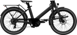 Eovolt Evening Step Through Electric Folding Bike - Onyx Black - 24" Wheel -Carrera Store 797990b scaled