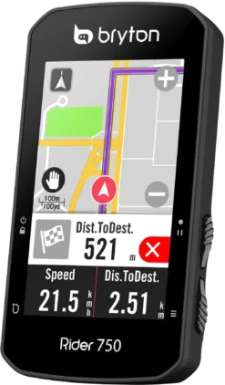 Bryton Rider 750T GPS Cycle Computer With Speed/Cadence & Heart Rate Bundle -Carrera Store 808846b