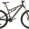 Carrera Titan Mens Full Suspension Mountain Bike - S, M, L Frames, Green/Grey